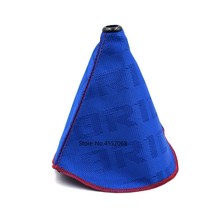 기어봉 JDM Bride RECARO 하이퍼 패브릭 시프트 부츠 레이싱 시프터 노브 커버 레드 스티칭 유니버, bride blue