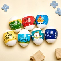 2022년 부활절 계란 포장 선물 꾸미기 수축필름 스티커, 1세트, 4.수축지 즐겁도다