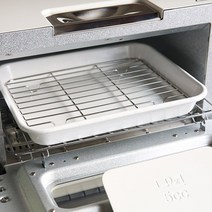 일본 노다호로 법랑 트레이 ( 발뮤다토스터기 트레이 ) 화이트 시리즈, 4. 캐비닛 SS 세트(트레이+스텐망)