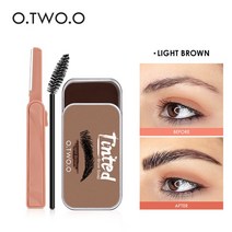 O.TWO.O 아이 브로우 젤 왁스 브로우 비누 틴트 아이 브로우 10g, #3 LIGHT BROWN × 1개