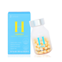[한미양행] 히알루론산 먹는 엘라스틴 콜라겐 피부 영양제 500mg 60캡슐, 60정, 1개