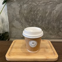 따뜻한 우유 커피 뜨거운 포장 에스프레소 테이크아웃 4온스 종이 컵 카페 일회용 잔 100, C.300ml