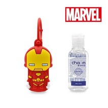 (주)오피스넥스 마블 휴대용 손소독제 아이언맨 베이비파우더향 30ml (7273843), 기본