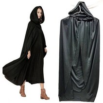 할로윈파티의상 후드망토 신부님 저승사자 드라큐라, 대 70x143cm