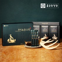 [종근당건강] 활력녹용스틱/녹용단블랙 +(증정)선물 쇼핑백/황금보자기, 녹용단 블랙 1박스(30환), 선택완료, 녹용단 블랙 1박스(30환)