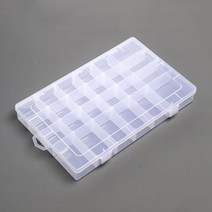 Tree 투명 칸칸 수납함 멀티박스 24칸, 1개