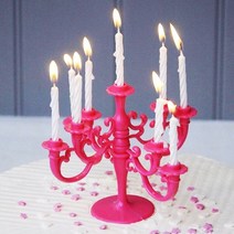 인싸템 샹들리에 초 케이크초 촛대, 골드, 1개