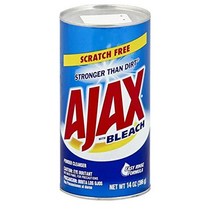 AJAX 파우더 클렌저 396g 4팩 Ajax Powder Cleanser with Bleach 14 oz (396 g), 1
