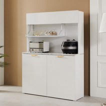 디너스 접이식 식탁 렌지대 주방 수납장, 11.디너스 1200 수납장세트_화이트