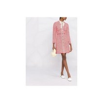 산드로원피스 LADY CHIC! Sandro Edmee Tie Collar Tweed Dress size 34 36 38 40