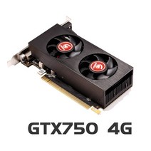 NVIDIA Geforce 게임용 비디오 카드 오리지널 GPU GTX750 4GB GDDR5 그래픽 카드 인스턴트킬 GTX650Ti HD6850 R7 350