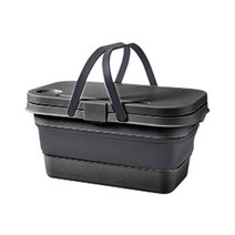 방구석닷컴 접이식 캠핑폴딩박스 테이블, 02.그레이