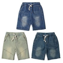 남성 청반바지 연청 중청 진청 허리 밴딩 반청바지 연청 옷 편한청바지 면청바지 남성 남자