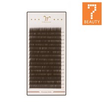세븐뷰티 월드래쉬 세이블 속눈썹 다크브라운 J컬 속눈썹연장모, 1개, 굵기0.1x11mm(:29970.)