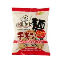 Sokensha Hot water noodles Chicken Soy sauce Ramen 소켄샤 뜨거운 물에 먹는 치킨 간장 라면 75g 6개