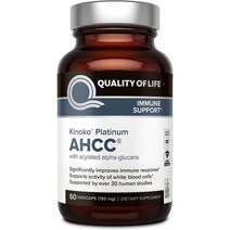 프리미엄 키노코 플래티넘 AHCC 750mg 표고버섯균사체 60캡슐 식물성