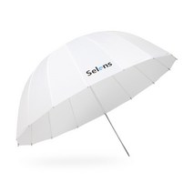 Selens 스피드라이트 스튜디오용 포물선 반투명 흰색 우산 플래시 소프트 조명 디퓨저 운반 가방 포함 105cm 130cm 165cm, 1.105cm
