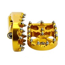 FLO MOTORSPORTS 풋 페그 핏: 할리 데이비슨 다이나 오토바이 레드 USA 미국, Gold, Gold