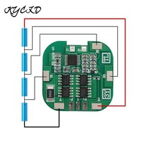 가전제품 전자기기 BMS 4s 8A 14.8V 16.8V 18650 리튬 이온 배터리 충전 보호 보드 파워 뱅크 모니터 전동 공구용 PCB