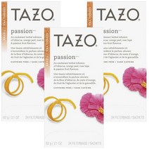 타조 허벌 티 패션 무카페인 24개입, 62g, 3개