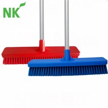 N K 바닥솔 일자형 봉포함 교차오염 방지 소규모 해썹 청소도구, 파랑