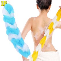 손잡이 고리 등각질 롱 샤워 타월 랜덤 때밀이도구, 1개