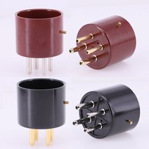 진공관 앰프 베이클라이트 4pin tube socket 300br tube base for 300b 2a3 811 274 hifi 오디오 증폭기, 빨간 주석 5pcs