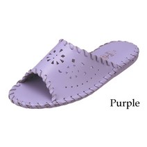 Pansy 팬시 여성 실내화 슬리퍼 룸 슈즈 미끄럼방지 일본제작, 퍼플