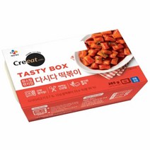 cj제일제당 크레잇 테이스티박스 다시다떡볶이 아이들 간식 265g, 1개