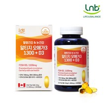 엘엔비rtg 알티지 오메가3 1300/비타민d3/엔초비 5성등급원료/캐나다산/6개월