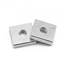 20/ 40 개/몫 스퀘어 너트 M3 M4 M5 M6 탄소강 아연 도금 된 얇은 사각 블록 Prusa din562와 호환 가능, 11 M5x8x8x2mm_02 40pcs