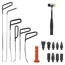 자동차 차량용 정비 공구 복스 세트 무통 도구 도어 덴트 딩 우박 고정 후크로드 해머 자동차 수리 유지, 02 16 pcs