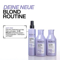 REDKEN샴푸Redken Hair Shampoo for Blonde 브라이트닝 효과 비타민 C 함유 Color Extend High Bright 1, 한개옵션0