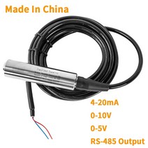 에어레귤레이터 수위 트랜스미터 5M 10M 20M 액체 레벨 센서 420mA 010V RS485 측정기 변환기, 72.2M Range 8M Cable - 010V  O