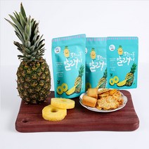 MJ Food 파인애플 말랭이 3팩, 1세트, 120g