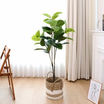 인테리어 조경 조화 나무 인조 화분 벵갈 고무나무 135cm, 단품