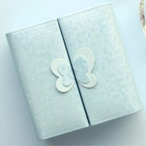 여친 성년 선물 나비 포인트 악세사리 보석함 안방인테리어 여대생, 아이보리
