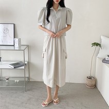 수키 카라 반지퍼 블라우스 1082419