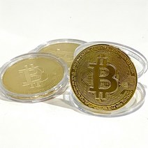 기념 비트코인 모형 장식 주화 대박 기원 행운 동전, 골드