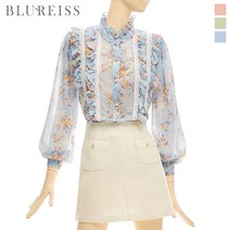 [블루레이스] 플라워프릴레이스블라우스_B2S1BL5061