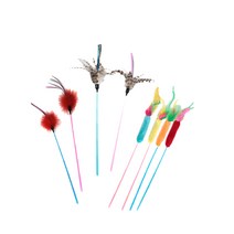 펫모닝 스틱형 낚시대 고양이장난감(랜덤발송) 3종택1, 1개, PMC-356 스윙캣후다닥