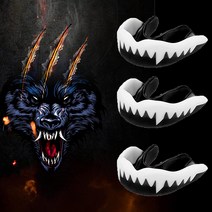 복싱마우스피스 헬스마우스피스 주짓수마우스피스 3팩 아동용 청소년 마우스 가드 축구 스포츠 교정기 피스, 02 블랙