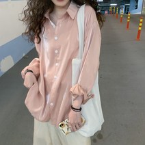 오간자블라우스 인어공주 오로라 소개팅 광택 레이스 크롭 데일리 가을 클럽