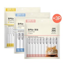 무마진 국내산 대용량 츄르 3종 40P+3P, 참치