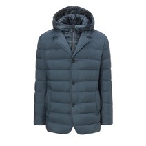 [21FW 닥스 남성]블루 탈착후드 구스다운 패딩점퍼_DMJU1D045T2