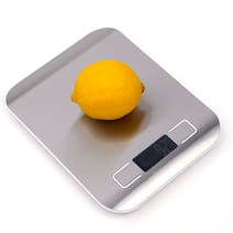 풀리비 디지털 스테인레스 정밀 전자저울 5KG, 5kg 전자저울 (건전지없음)
