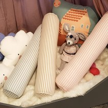 리틀클라우드 유아바디필로우 아기죽부인 애착베개 아기롱쿠션 유아롱쿠션 원형롱쿠션 롱쿠션 바디필로우, 모던스트라이프(블루)