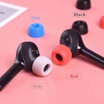 QCY T13 이어 버드 팁 용 메모리 폼 6 개 화웨이 FlyPods3 이어팁 샤오미 에어 2 프로 TWS 소음 감소 캡, S-3 쌍, 03 Black_01 S-3pairs
