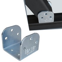 75스틸U형 사각파이프조인트 각파이프 각관 연결 조인트 브라켓, 75스틸U형(75mm각관용)