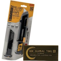 공구 부품 부속품 터프빌드 리로드 유틸리티 나이프 개폐식 - 2 탄창(mags), 표준 블레이드 30pc